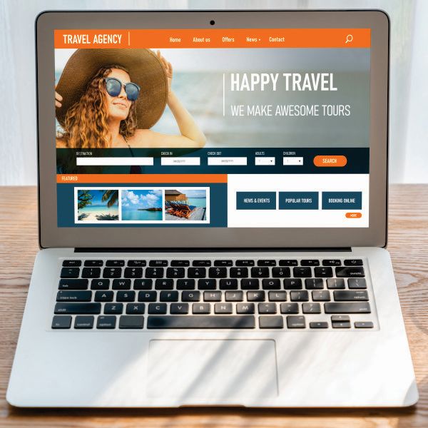 diseño personalizado agencia de viajes